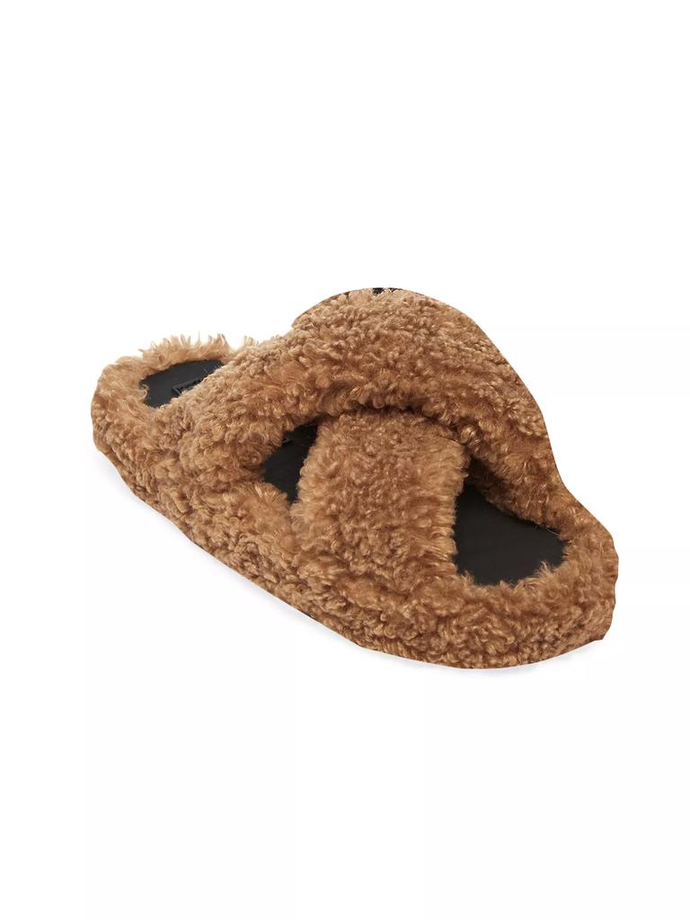 Apparis Biba Luxe Teddy Slides