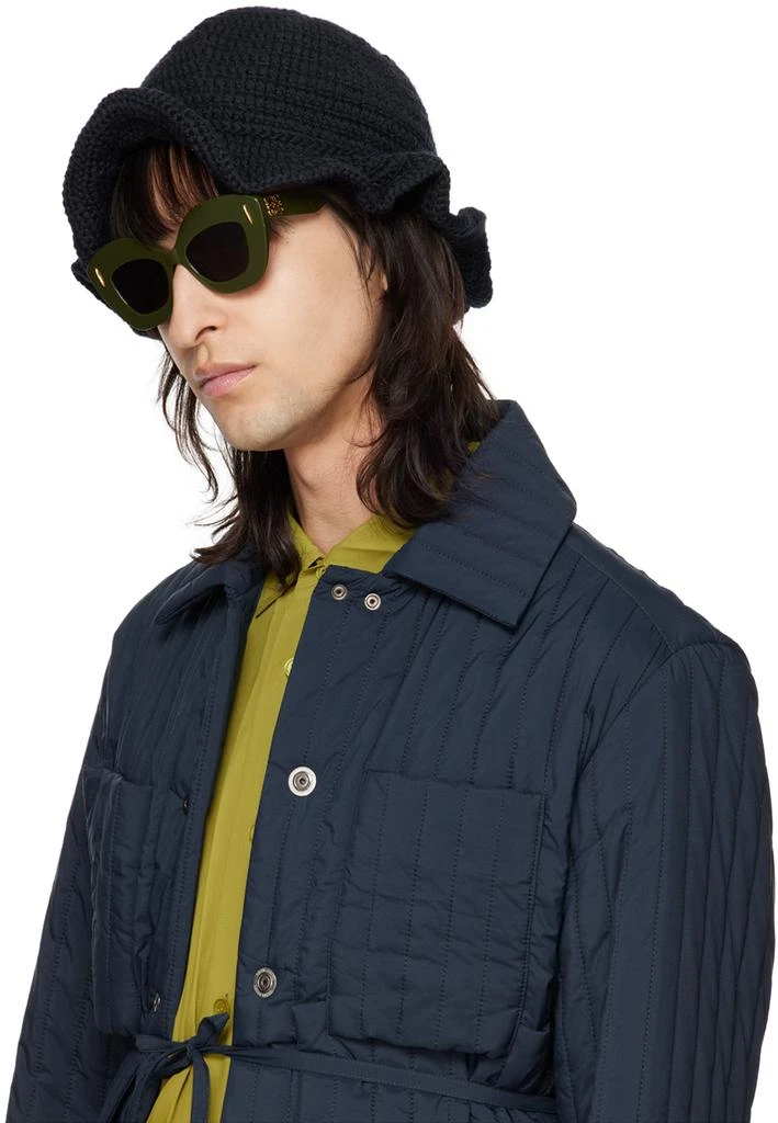 Loewe Green Retro Screen Sunglasses 4