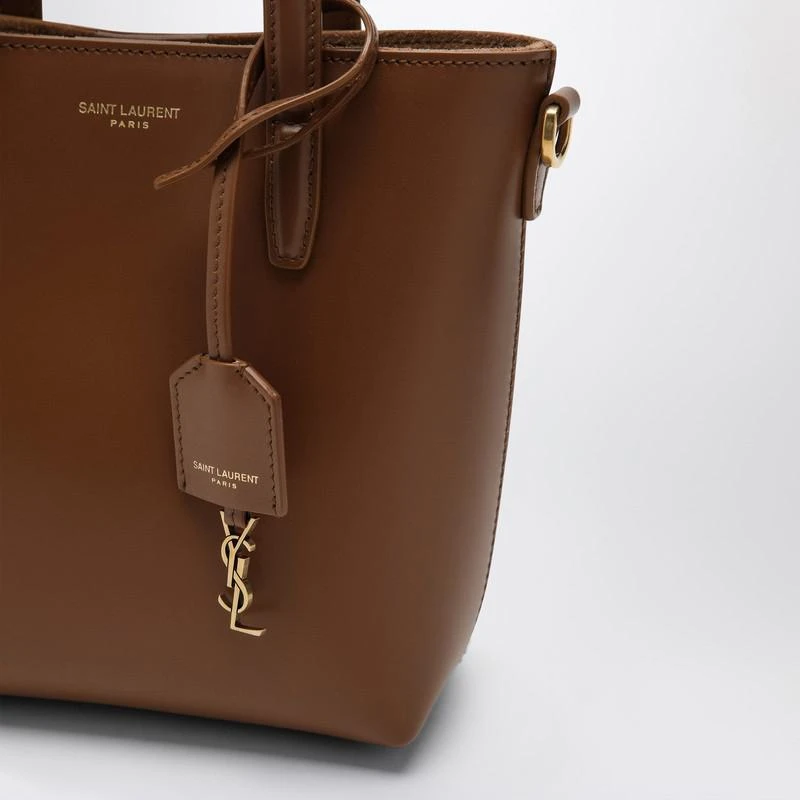 Yves Saint Laurent Saint Laurent Fox-Coloured Mini Shopping Bag In Box 5
