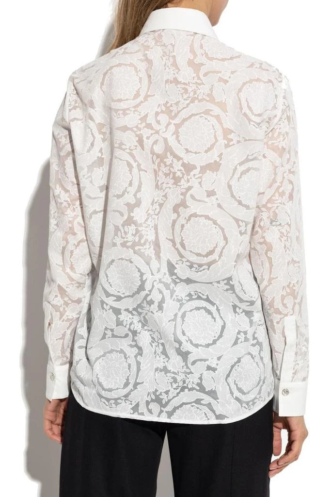 Versace Versace Barocco Pattern Long-Sleeved Shirt 3