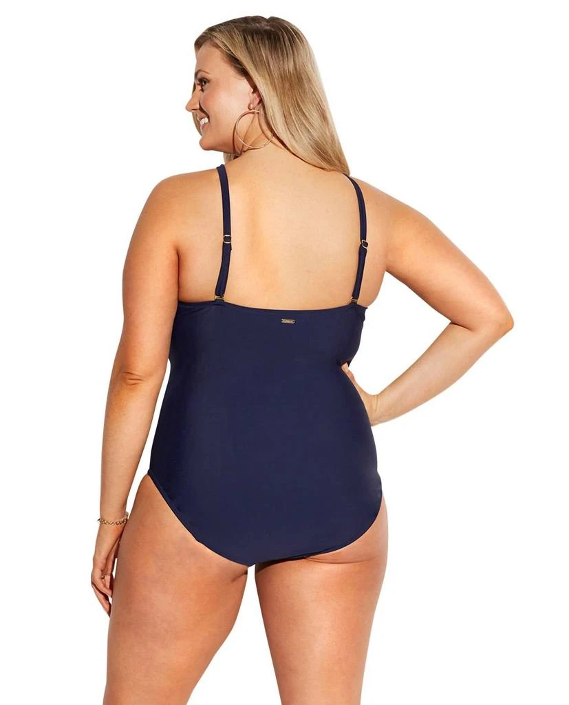RAISINS Curve Ola Lace High Neck One Piece Swimsuit - Plus 3