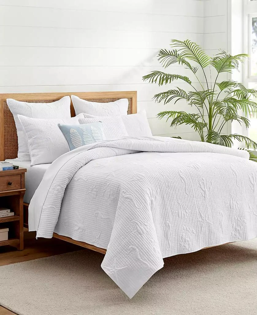 Levtex Home Cross Stitch Sea Textured 3-Pc. Quilt Set