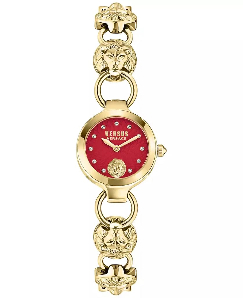 Versus Versace Women's Broadwood Lion Link Stainless Steel Bracelet Watch 26mm 1