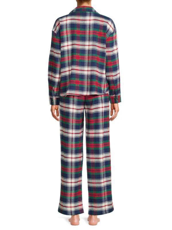 Martha Stewart Plaid Pajama Set 2