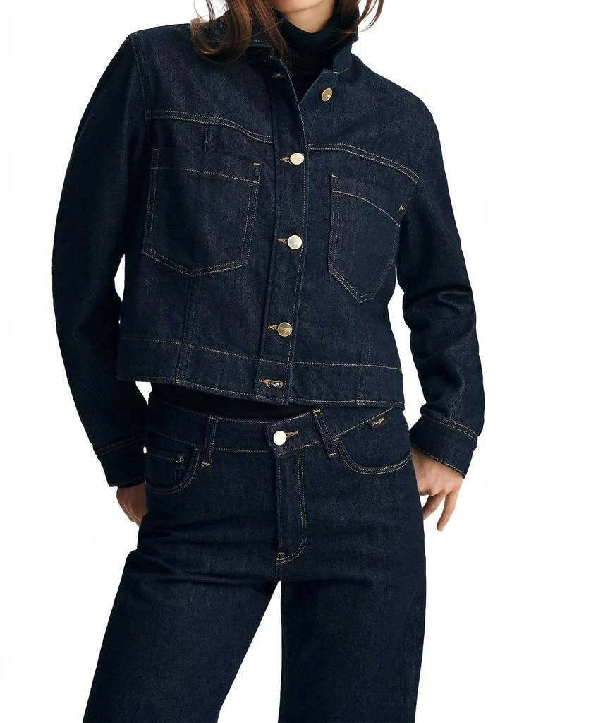 Mavi Jeans Tanya Denim Jacket In Dark Blue