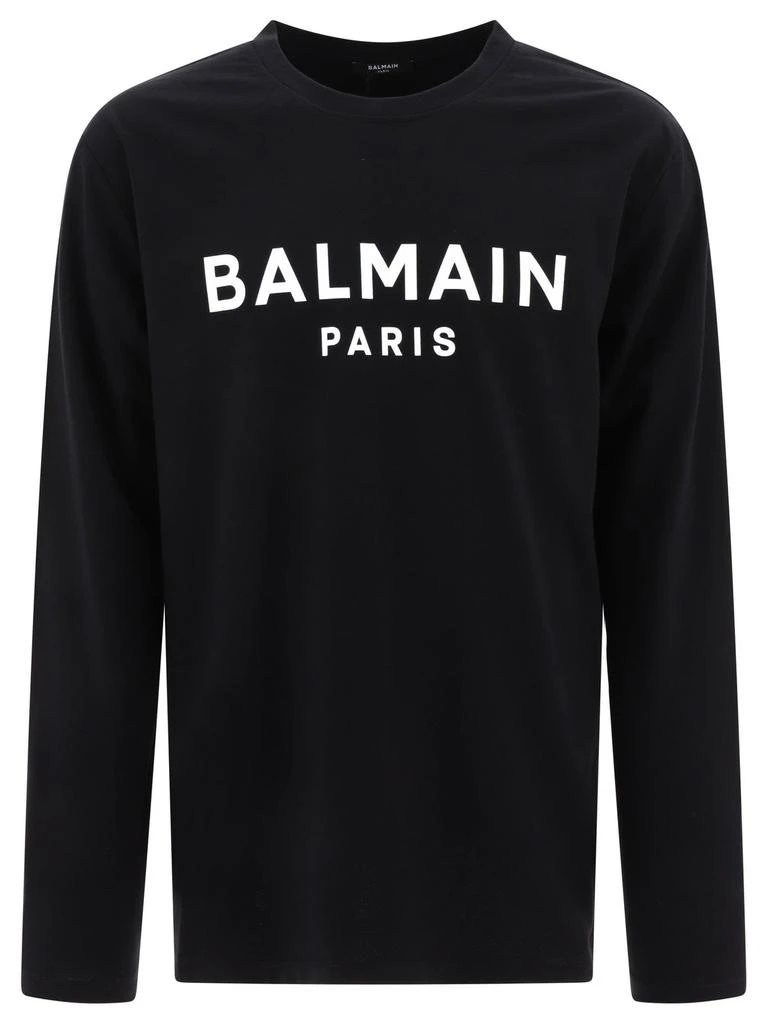 Balmain Balmain Logo Printed Long-Sleeve T-Shirt 1