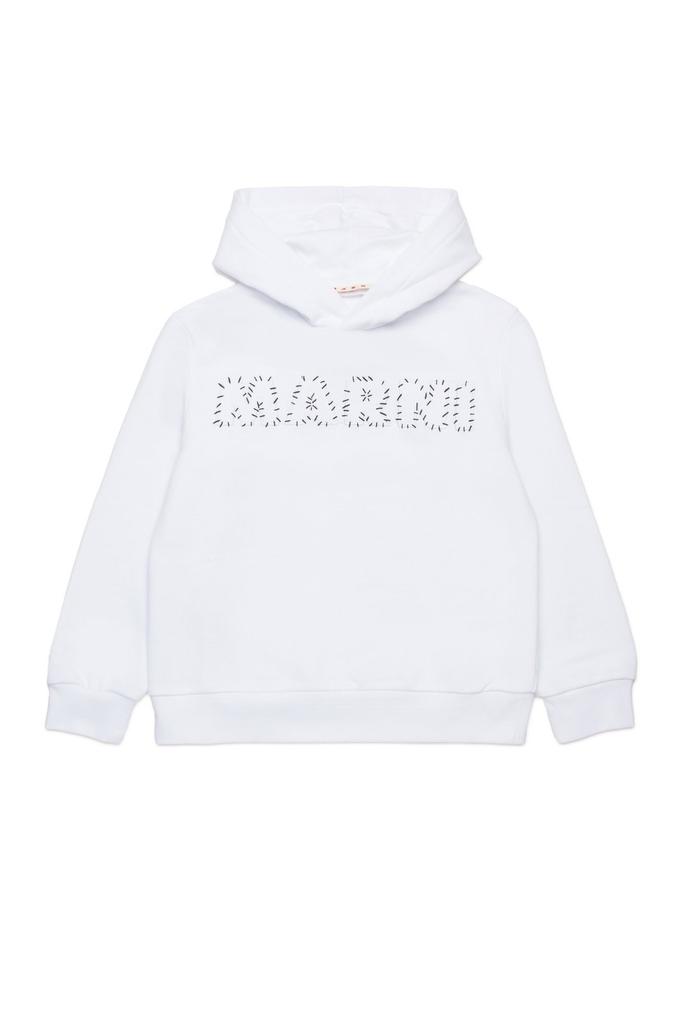 Marni Marni Kids Logo Embroidered Hoodie