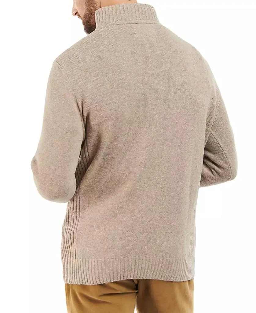 Barbour Men's Nelson Essential Wool Quarter Zip Sweater 2