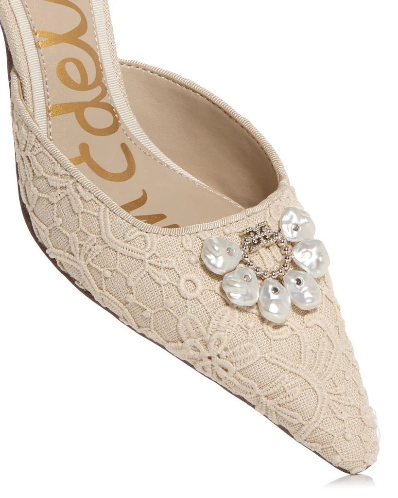 Sam Edelman Women's Brit Orchid Embellished Mules 5