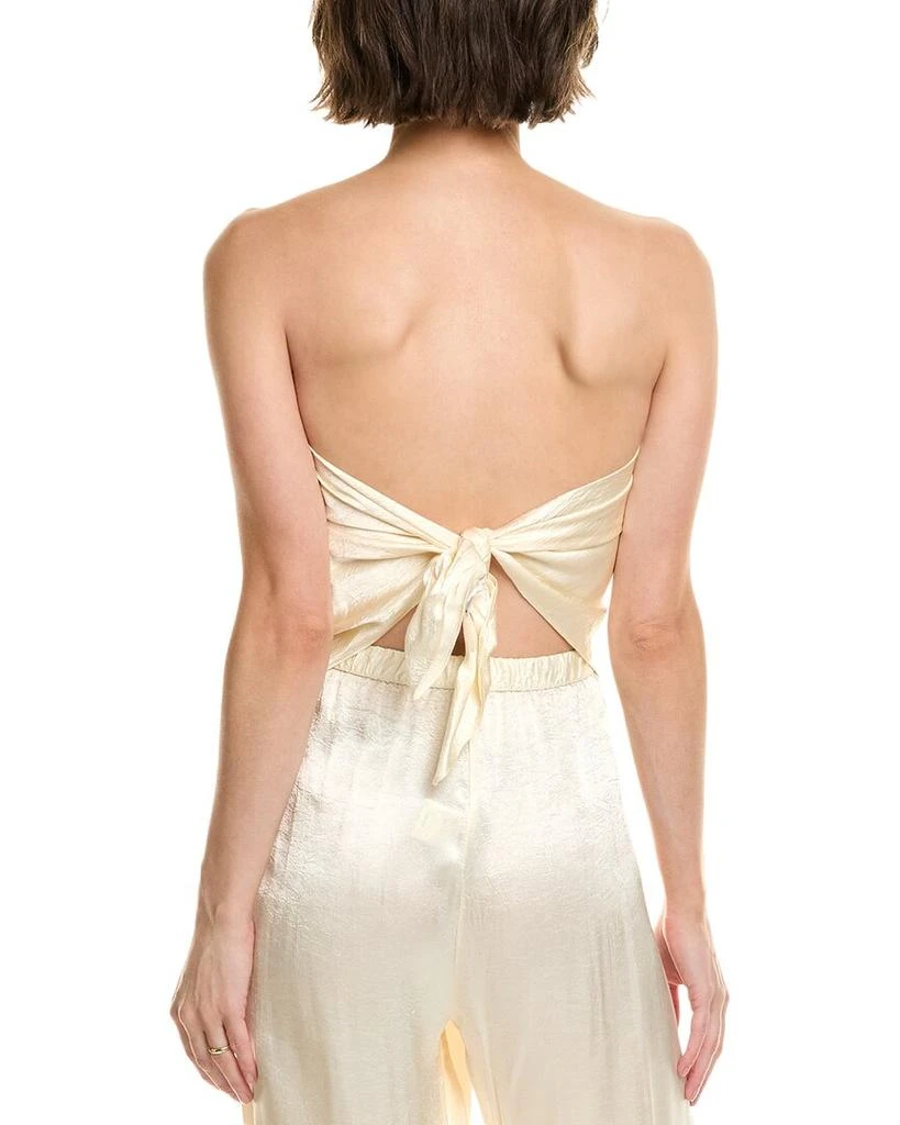 Enza Costa Textured Satin Scarf Top 2