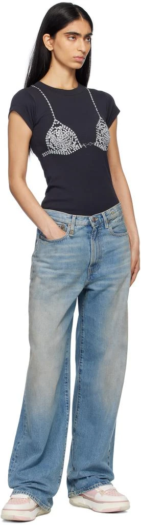 AMIRI Pink 
White MA-1 Sneakers 5