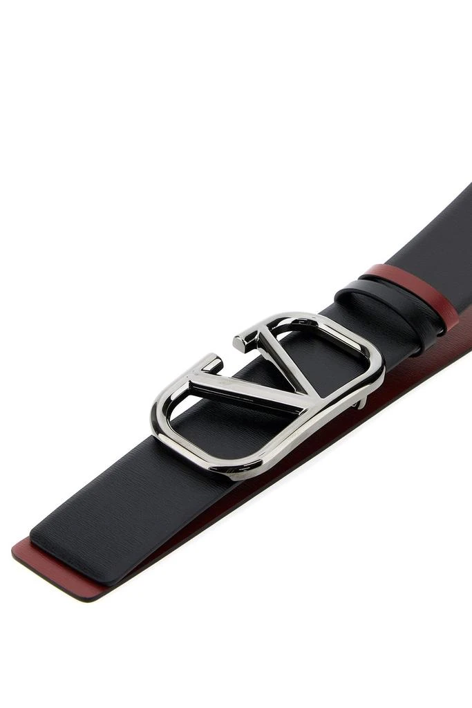 Valentino Black leather VLogo Signature belt 3