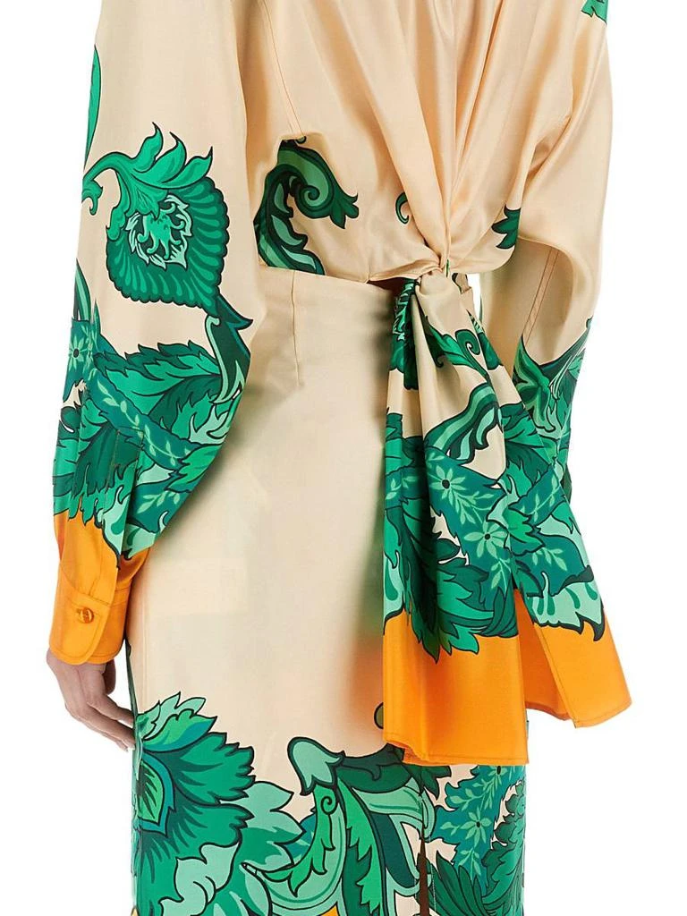 ETRO Etro Jacquard Shirt With Knot In The Back 4