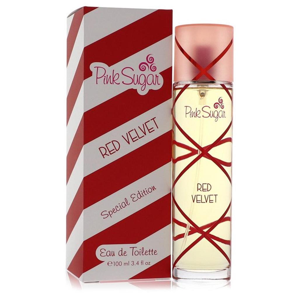 AQUOLINA 3.4 oz Pink Sugar Red Velvet Womens Eau De Toilette Spray
