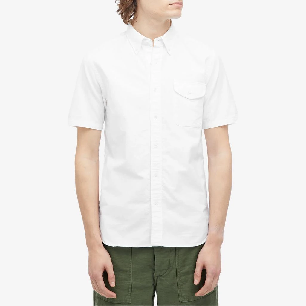 BEAMS PLUS Beams Plus Button Down Short Sleeve Oxford Shirt 2
