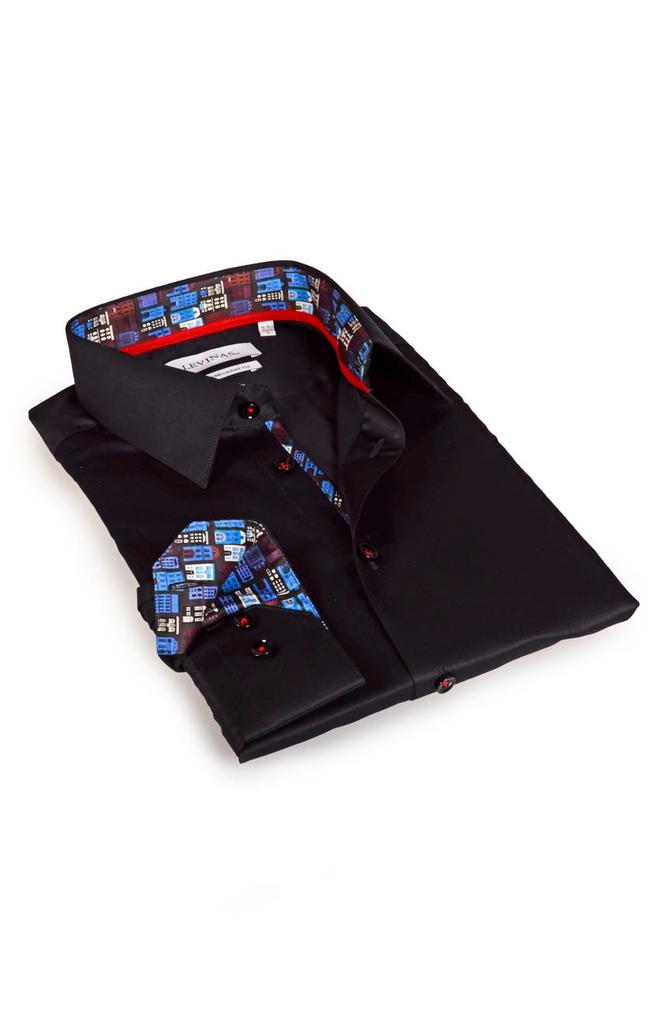 Levinas Contemporary Fit Modern Business Dress Shirt