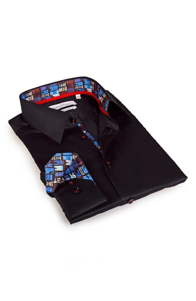 Levinas Contemporary Fit Modern Business Dress Shirt 1