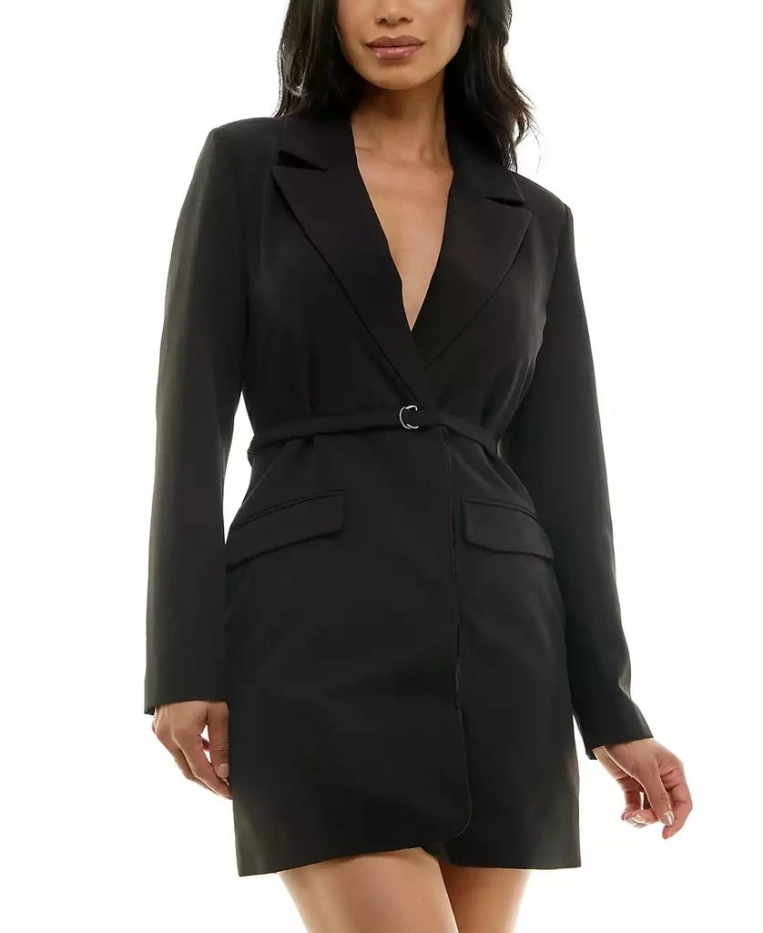 Rosie Harlow Juniors' Long-Sleeve Blazer Sheath Dress 1