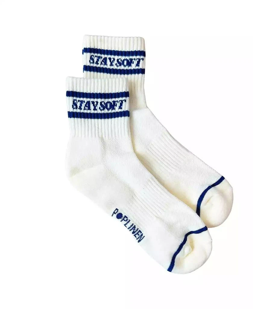 Poplinen Women
s Stay Soft Stripe Socks