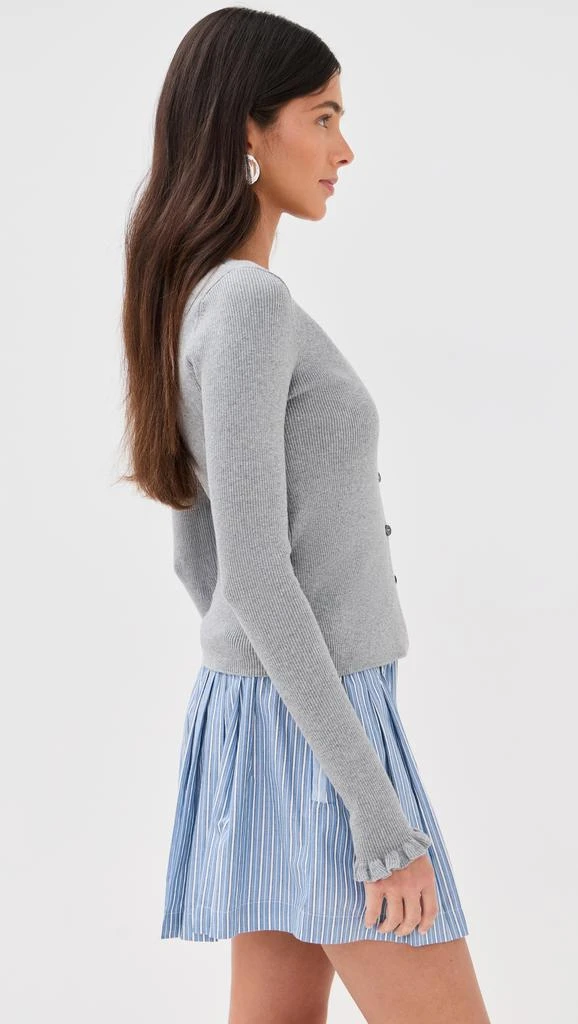 LE BOP Ribbed Cardigan 3