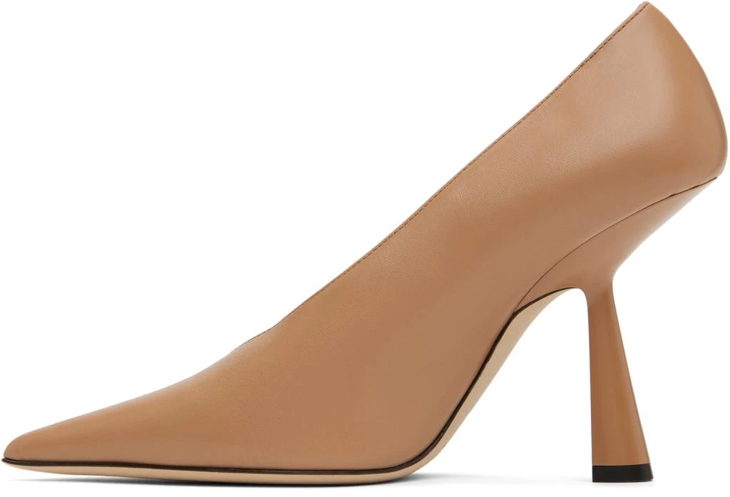 Jimmy Choo Beige Maryanne 100 Heels 3