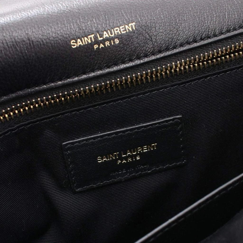 Yves Saint Laurent Saint Laurent Black Leather Shoulder Bag 4
