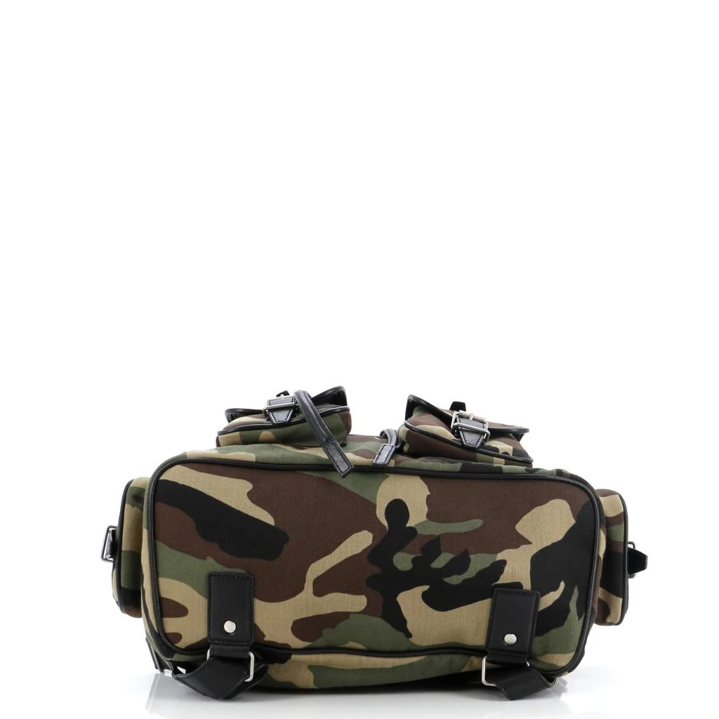 Yves Saint Laurent Rock Sac Backpack Camouflage Canvas Medium 4
