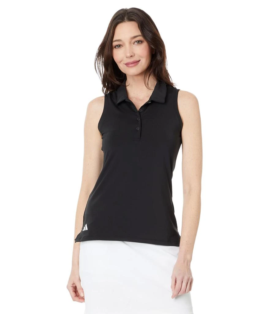 Adidas Ultimate365 Solid Sleeveless Golf Polo Shirt 1