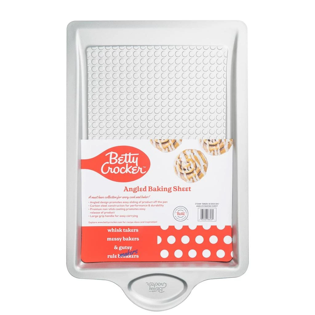 Betty Crocker Carbon Steel Easy Slide 18.5 x 11.5 x 1 Inch Baking Sheet