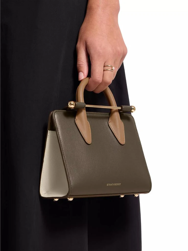 Strathberry Nano Leather Top Handle Bag 4