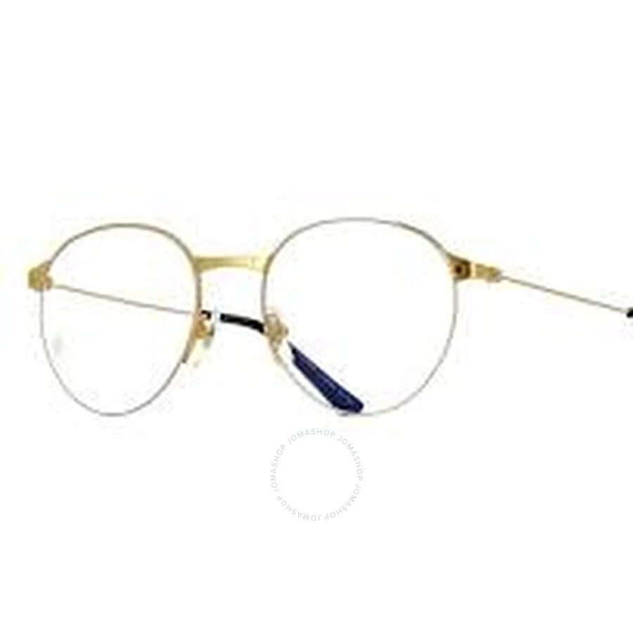 Cartier Santos De Cartier Demo Round Titanium Men's Eyeglasses CT0405O 001 52 1