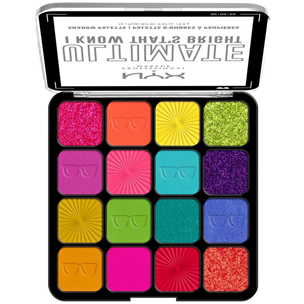 NYX Professional Makeup Ultimate Shadow Palette - I Know That's Bright