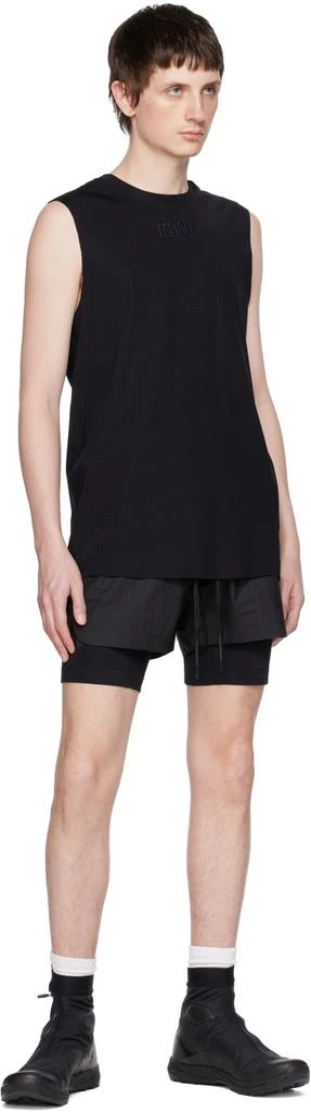 TEMPLA Black Cross Back Tank Top 4