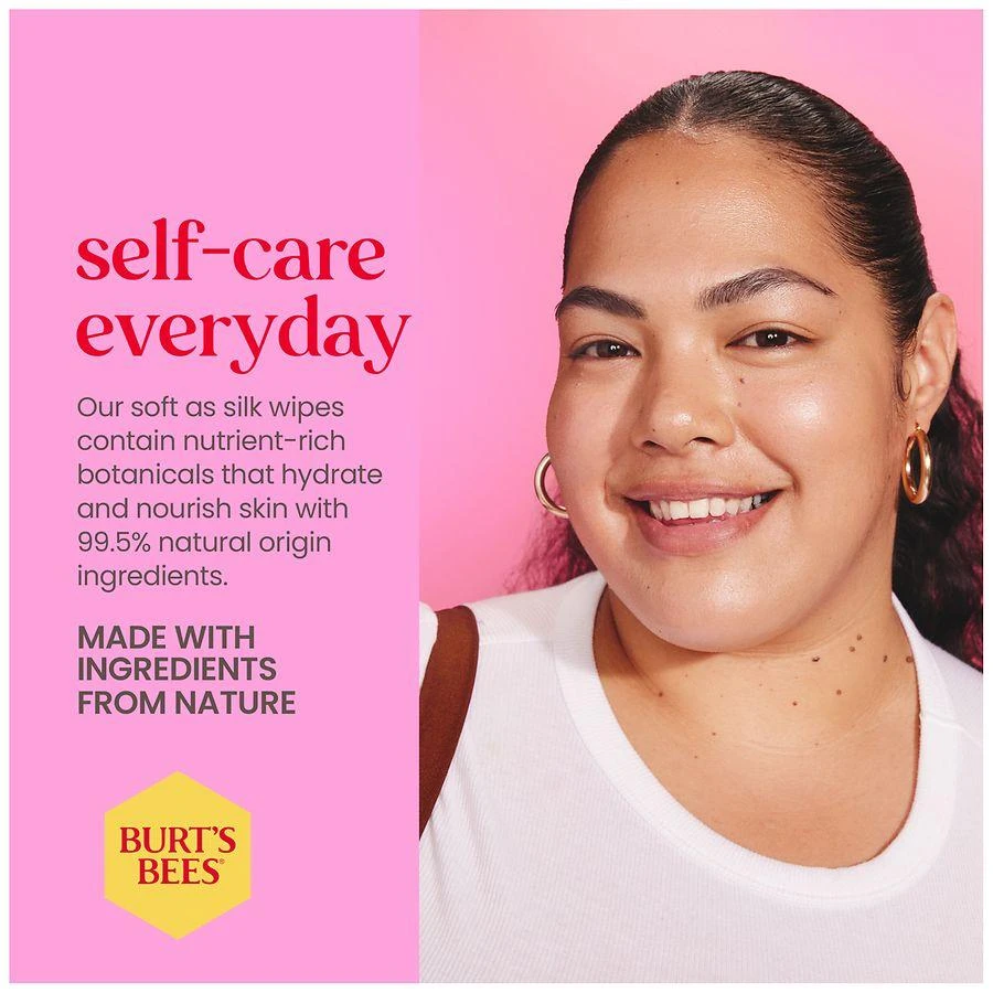 Burt
s Bees Rose Water 3-in-1 Micellar Pre-Moistened Facial Towelettes Rose Water 6