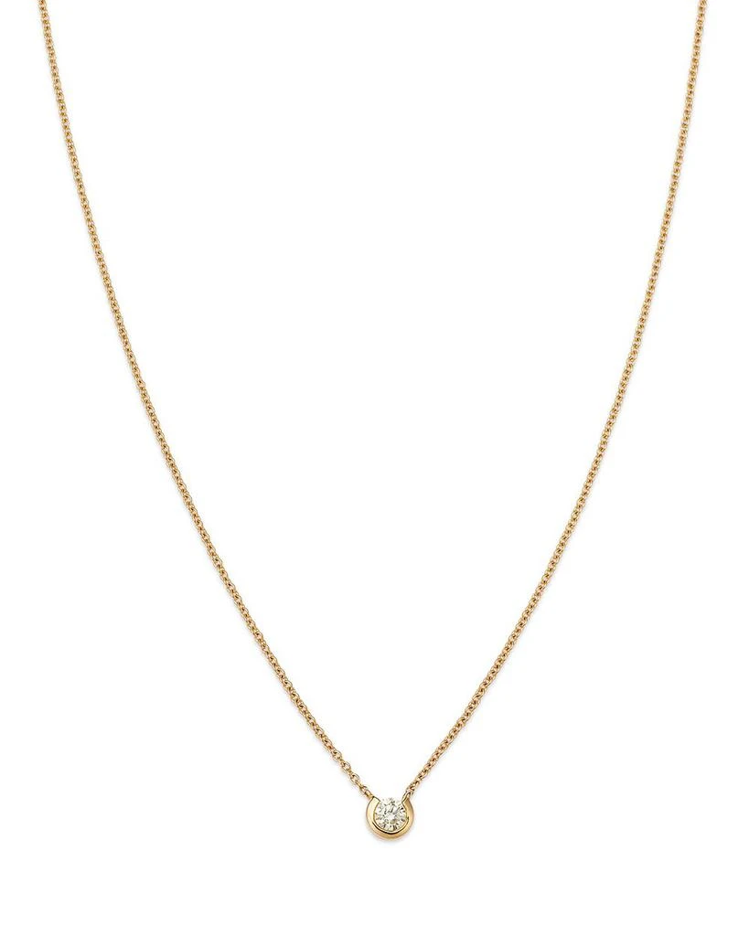 Bloomingdale's Diamond Solitaire Necklace in 14K Yellow Gold, 0.15 ct. t.w. 1