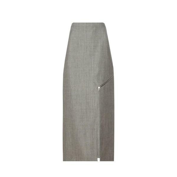 スカート Alexander Mcqueen Nylon Tarpaulin Pencil Skirt Alexander McQueen Tarpaulin Pencil Midi Skirt | Black