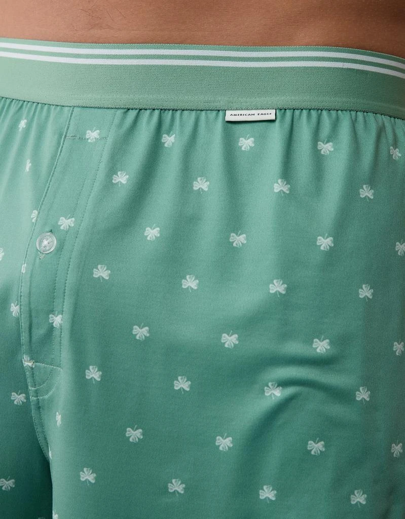 AE AEO Men's St. Patrick's Day Clovers Ultra Soft Pocket Boxer Short 5