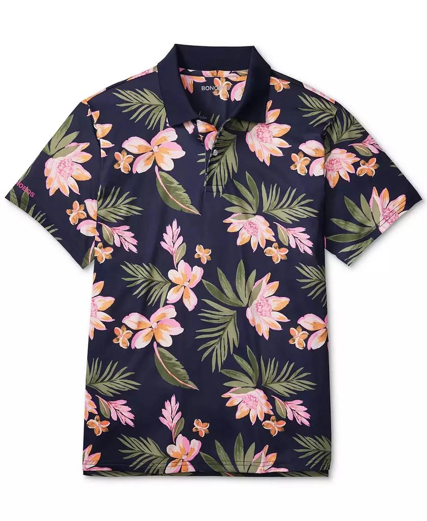 Bonobos Men's Floral-Print Performance Golf Polo Shirt 1
