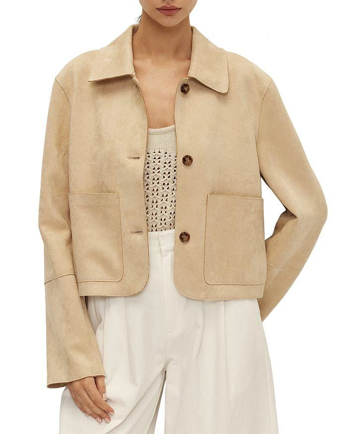 Elodie Elodie Faux Suede Jacket 1