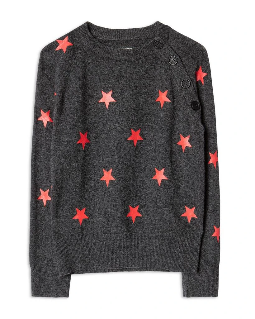 Zadig&Voltaire Girls' Ava Star Sweater - Little Kid, Big Kid 1