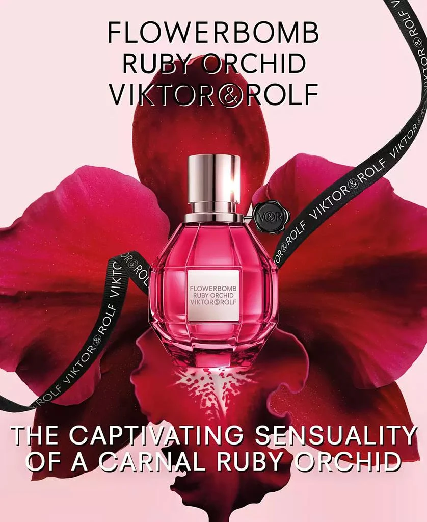 Viktor & Rolf Flowerbomb Ruby Orchid Eau de Parfum, 3.4 oz. 5