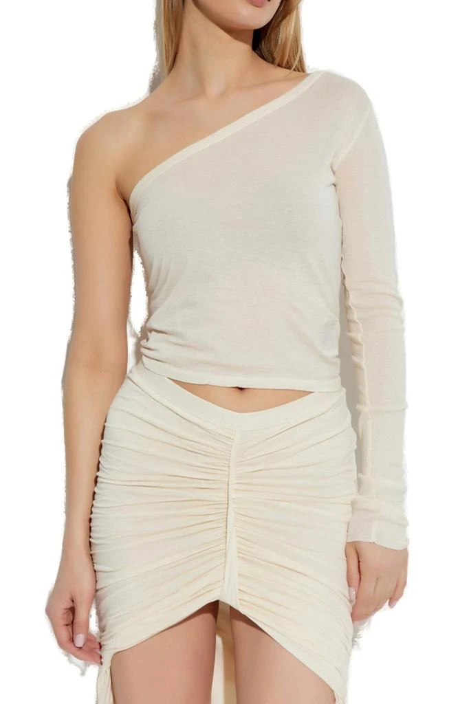 Rick Owens Rick Owens DRKSHDW Ziggy Asymmetric Neck T-Shirt 2