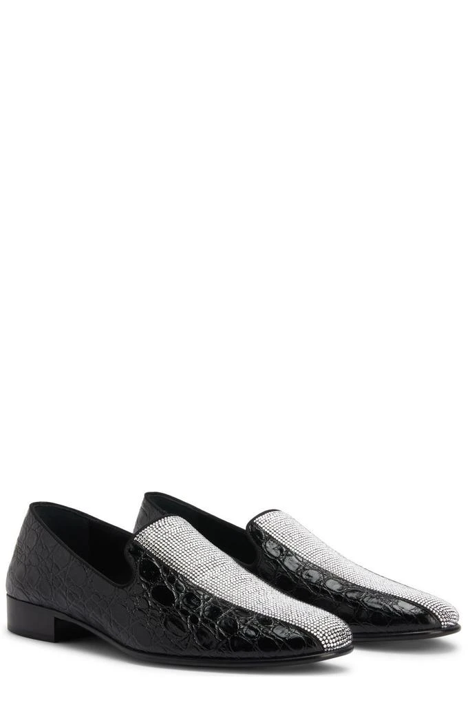 Giuseppe Zanotti Giuseppe Zanotti Tuxedo Diamond Embellished Loafers 2