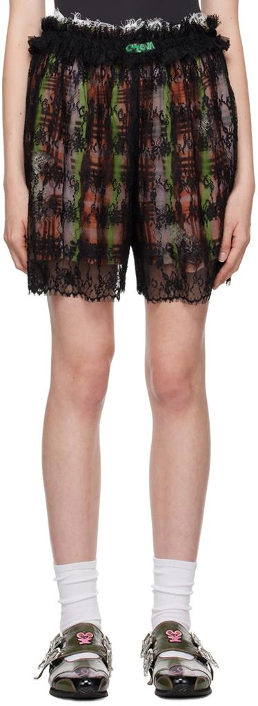 Collina Strada Black Lace Boxer Shorts 1