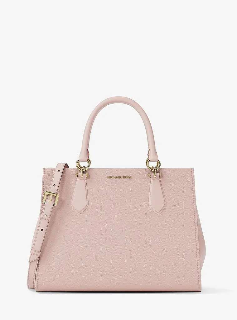 Michael Kors Marilyn Medium Saffiano Leather Satchel