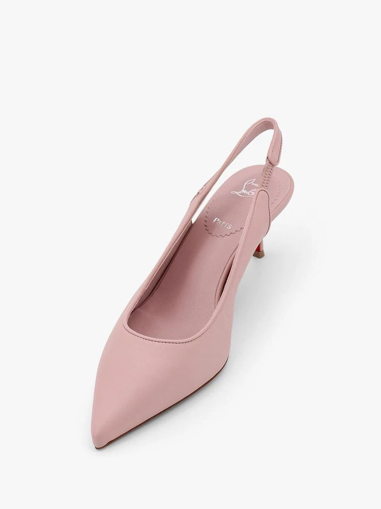 Christian Louboutin Sporty kate leather slingback with metal monogram 5