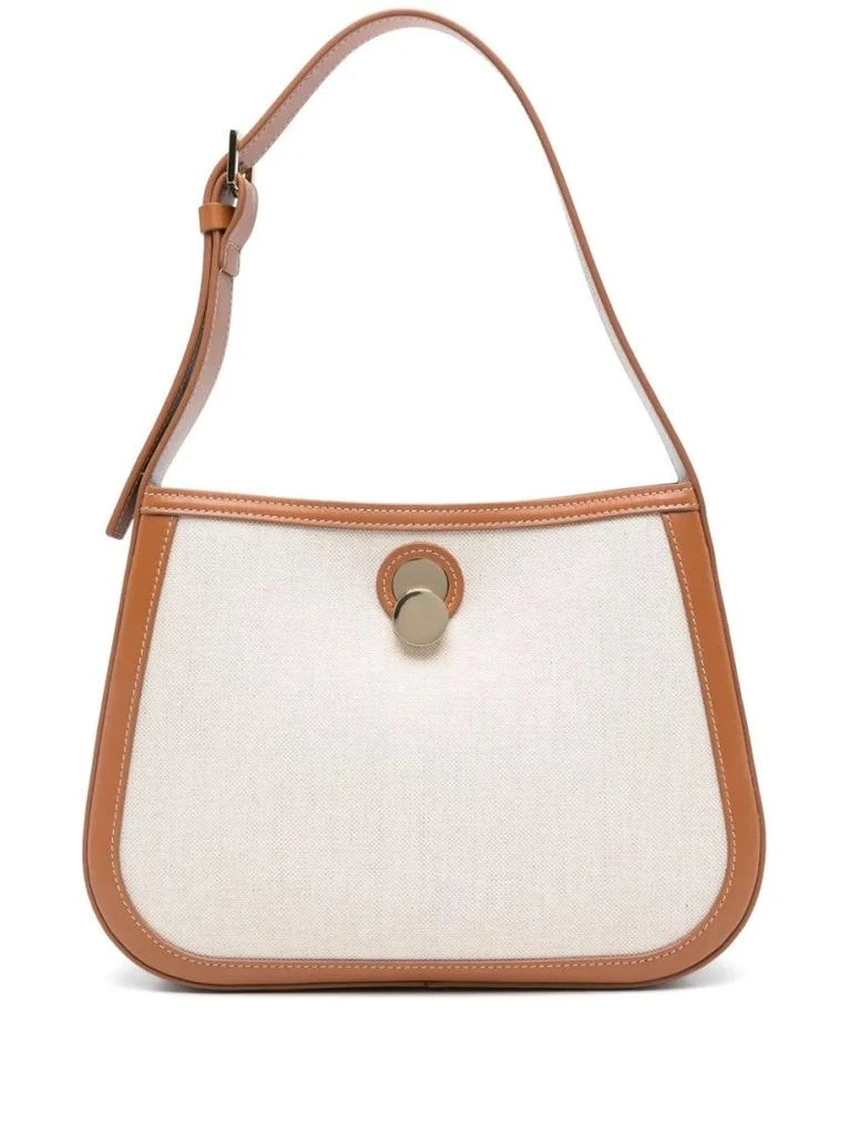 Fabiana Filippi Structured Canvas Shoulder Bag 1