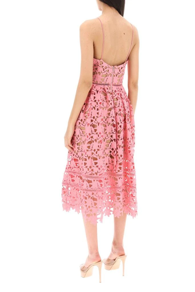 Self Portrait Self portrait 'azalea' floral lace midi dress 3
