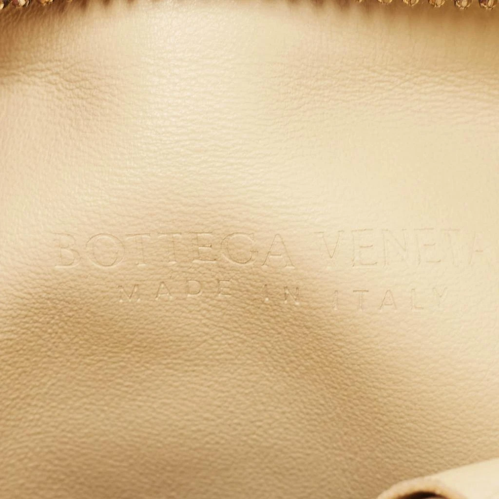 Bottega Veneta Bottega Veneta Beige Intrecciato Suede Mini Jodie Hobo 9