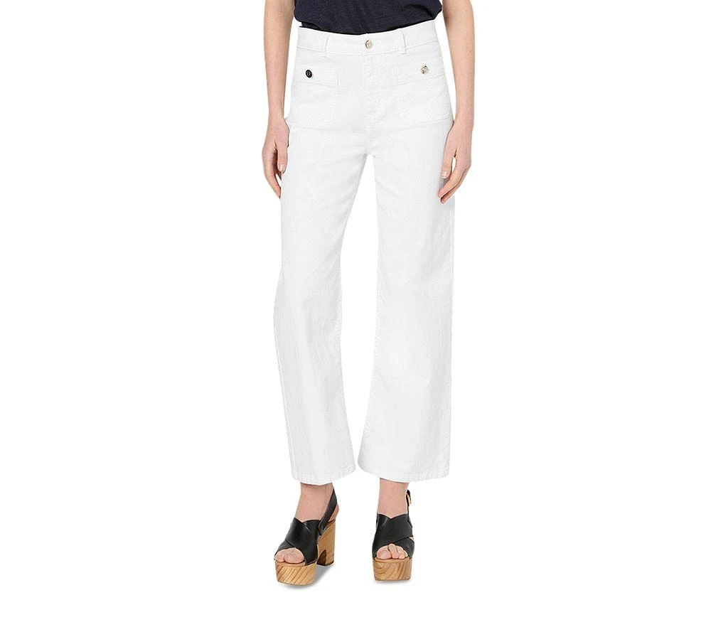 Gerard Darel Lida Straight Jeans in White 1